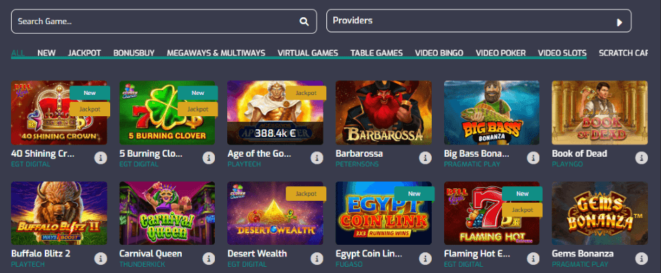 cristal poker casino game library