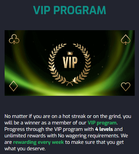 cristal poker casino vip program