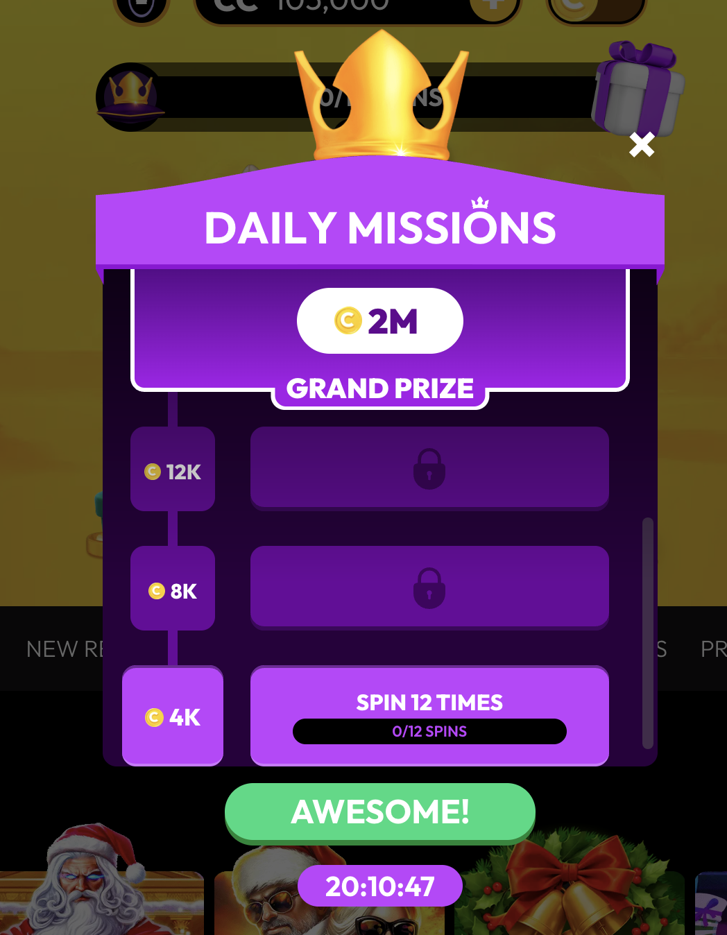 Crown Coins Daily Missions Image