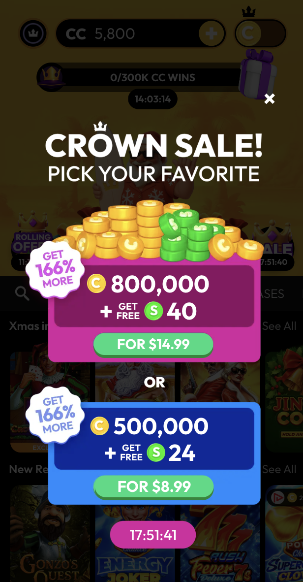 Crown Coins Sales Offers Image