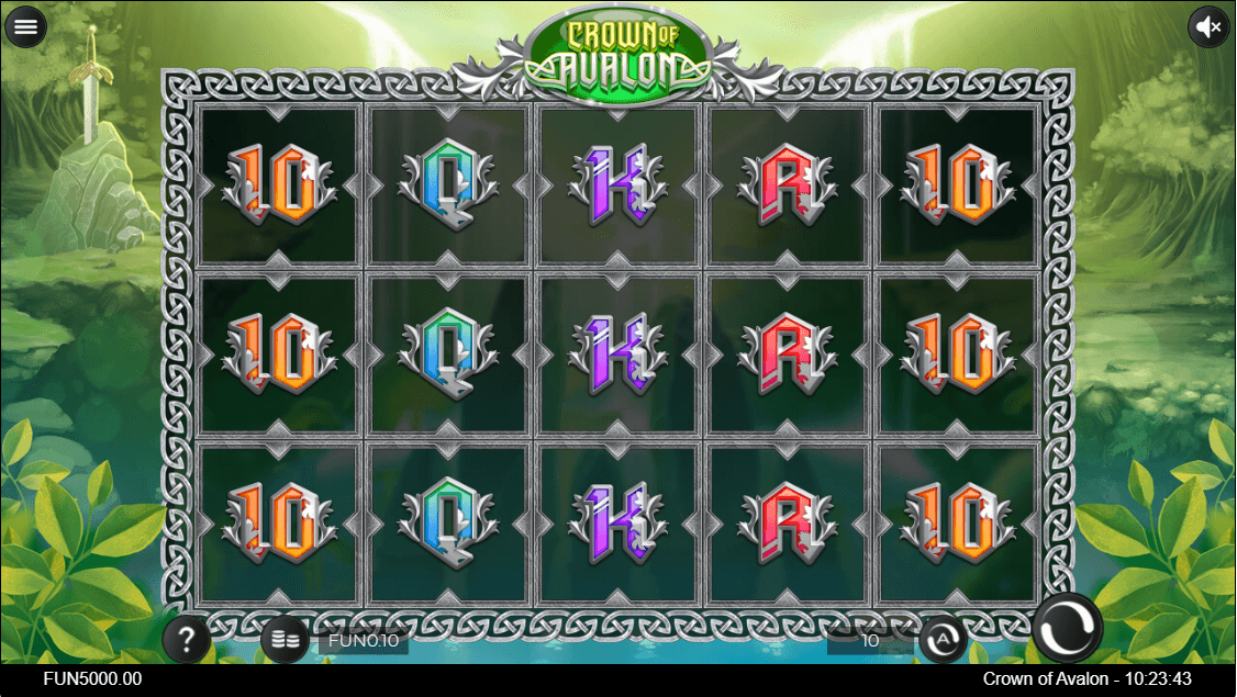 Crown of Avalon Online Slot Game Features