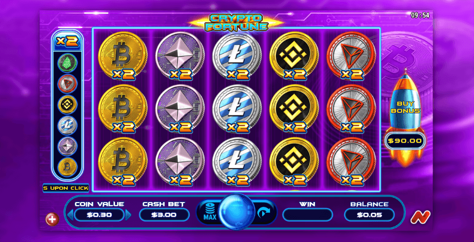 crypto fortune slot by netgaming