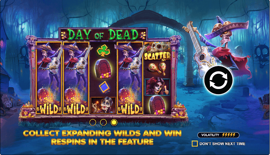Day of Dead Online Slot Game Features