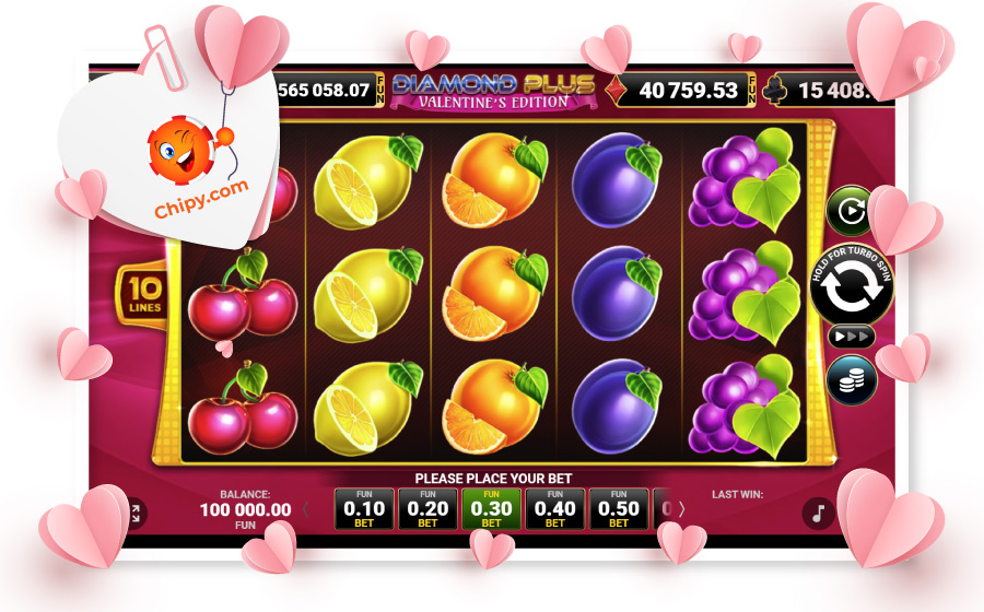 diamond plus valentine