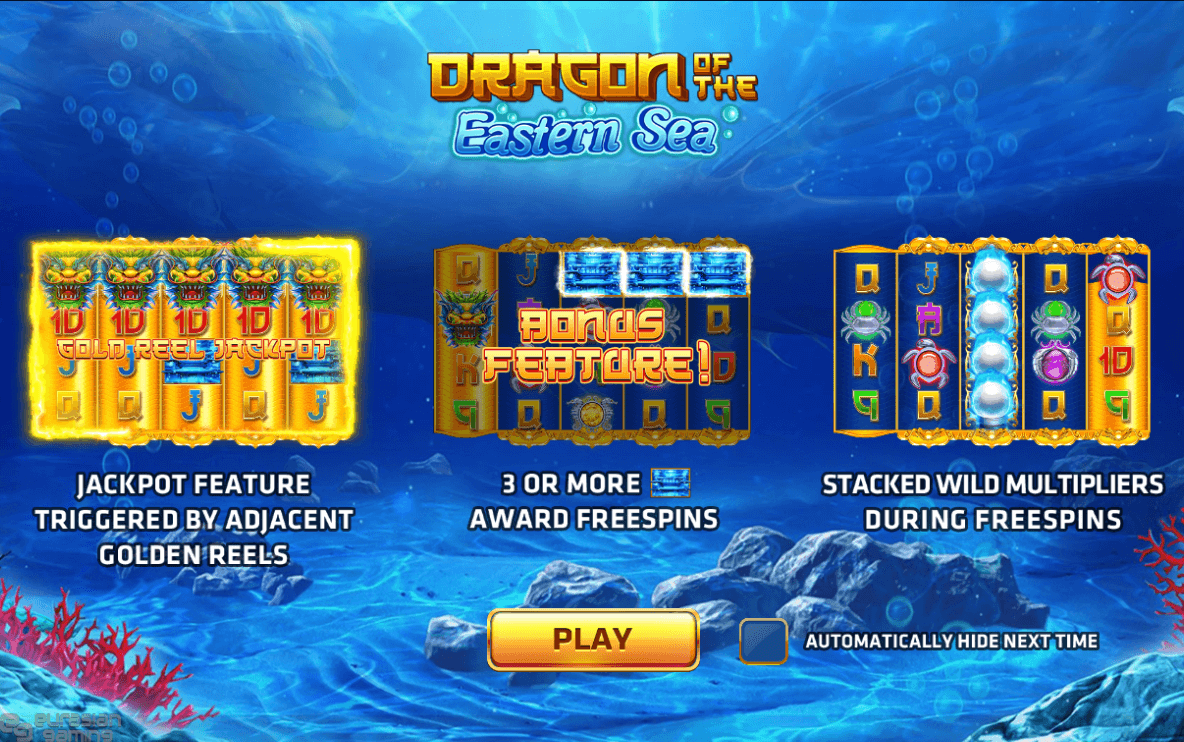 Dragon of the Eastern Sea Online Slot Game Reels