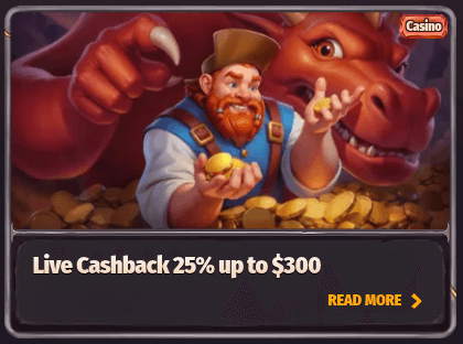 dragonia casino live cashback