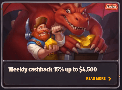 dragonia casino weekly cashback