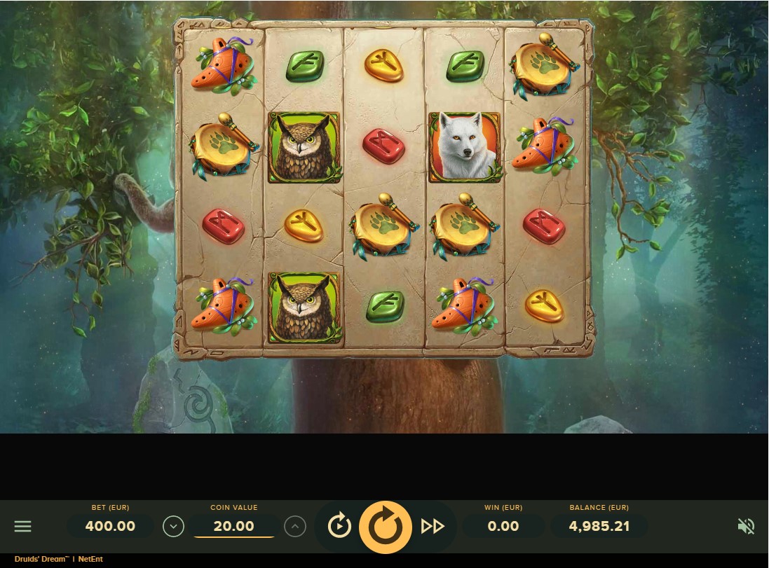 Druids Dream Slot Reels