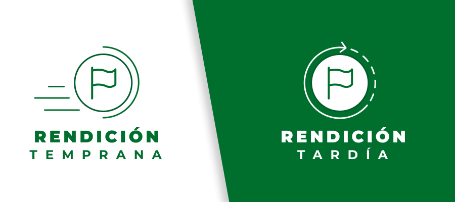 rendicion temprana vs rendicion tardia