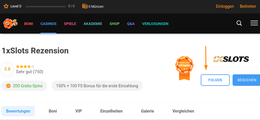 Chipy-Einzelseite folgen