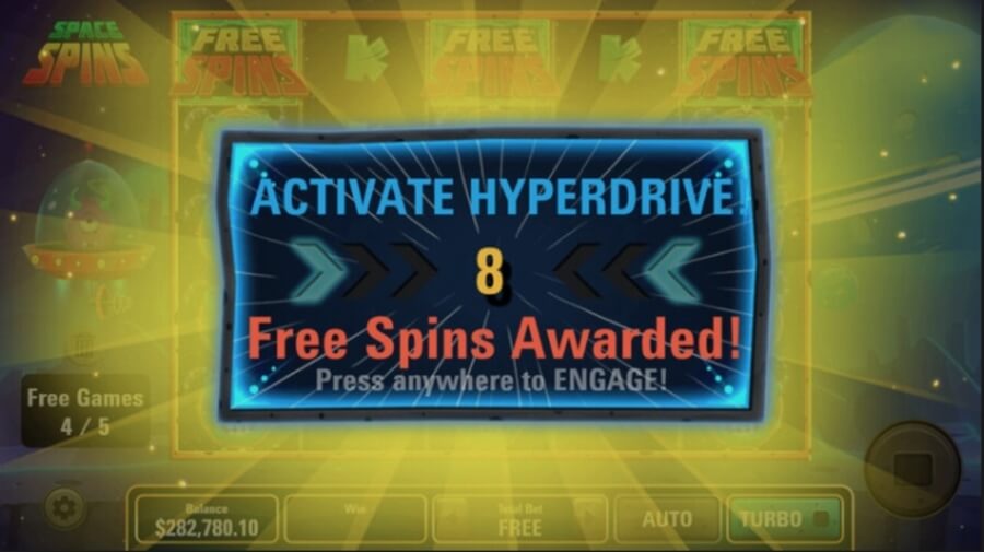 Electric Elephant Games Space Spins Online Slot Game Bonus