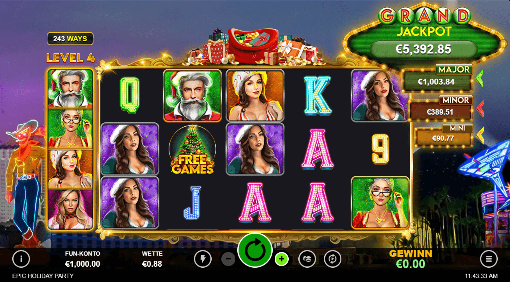 epic holiday party bonus