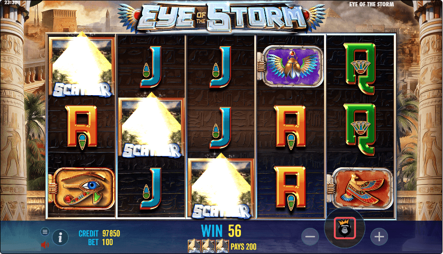 eye of the storm win