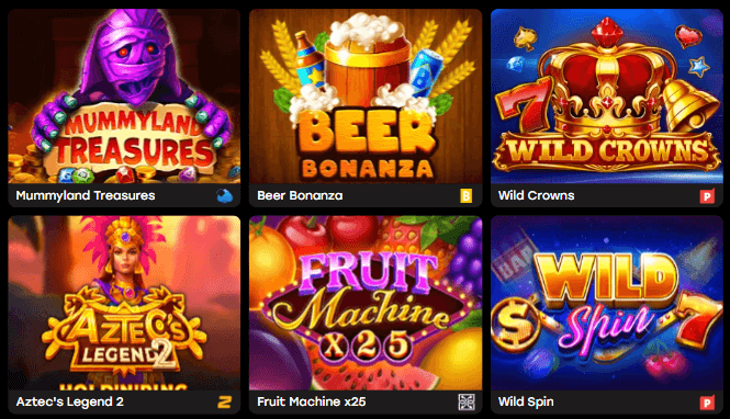 fairspin casino game library