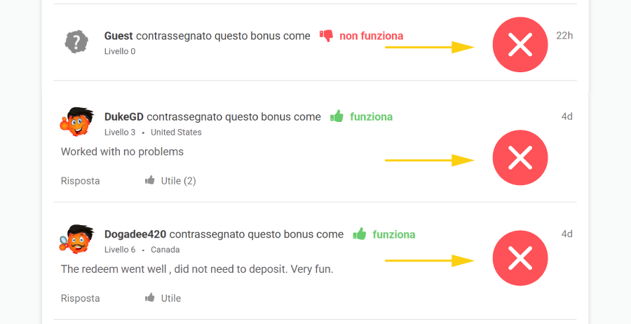 Feedback con Immagini non Pertinenti
