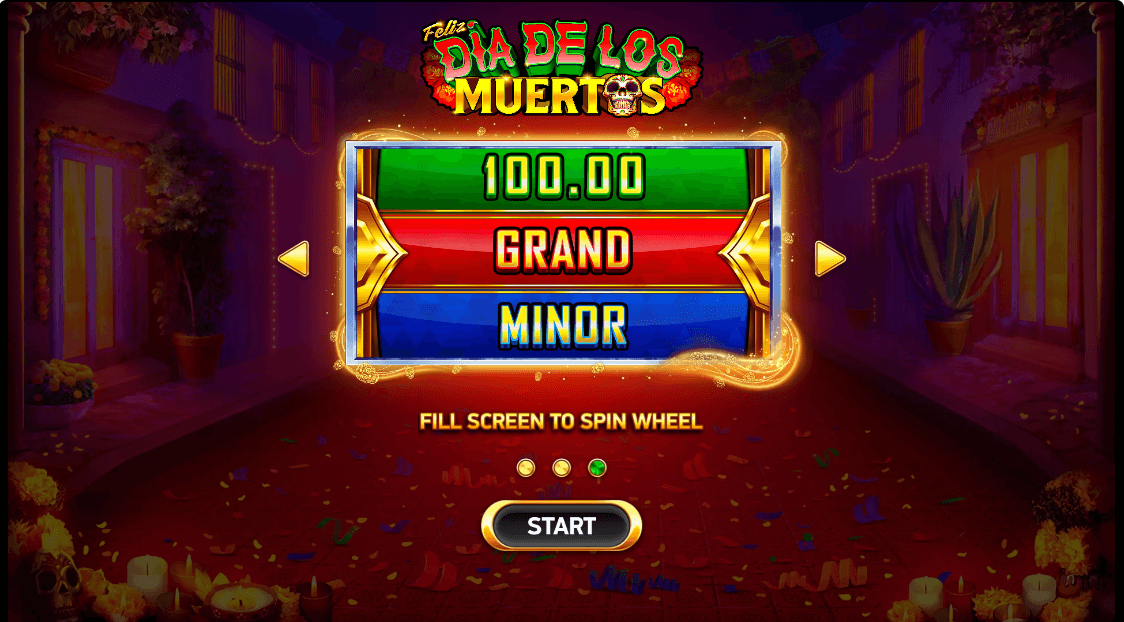 Feliz Dia de los Muertos Online Slot Game Reels