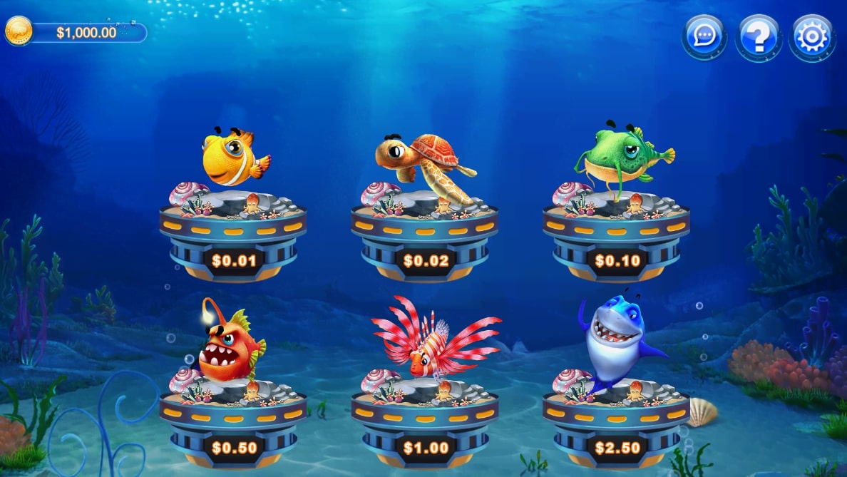 Fish Catch Online Slots Game Reels