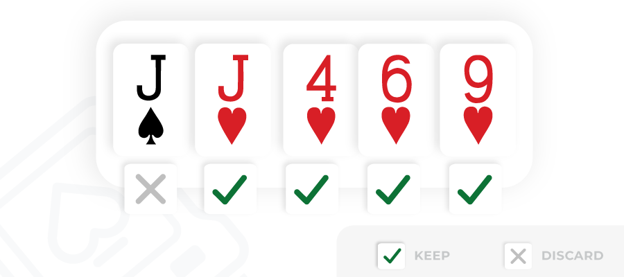 Jacks or Better Strategy flush and high pairs