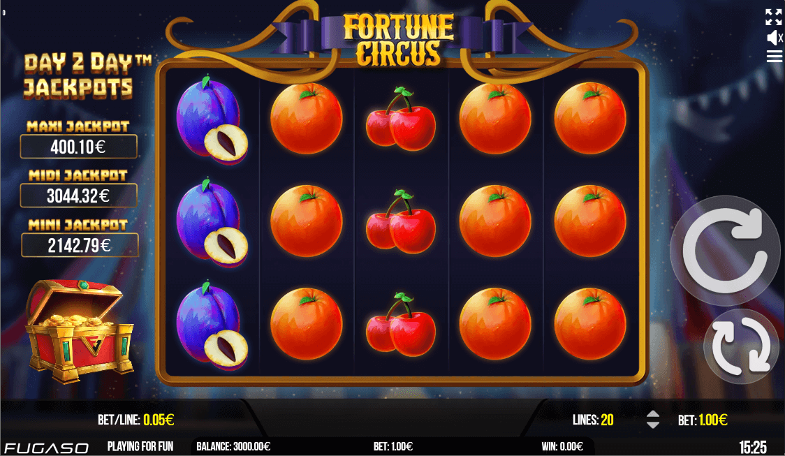 fortune circus reels