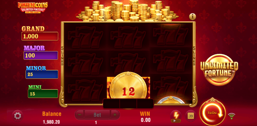 fortune coins unlimited fortune lock and respin feature