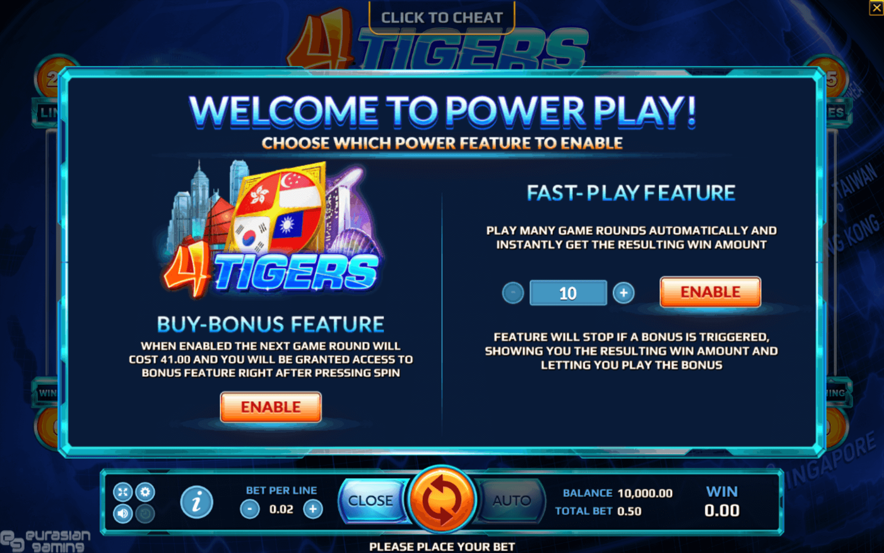 four tigers fast play