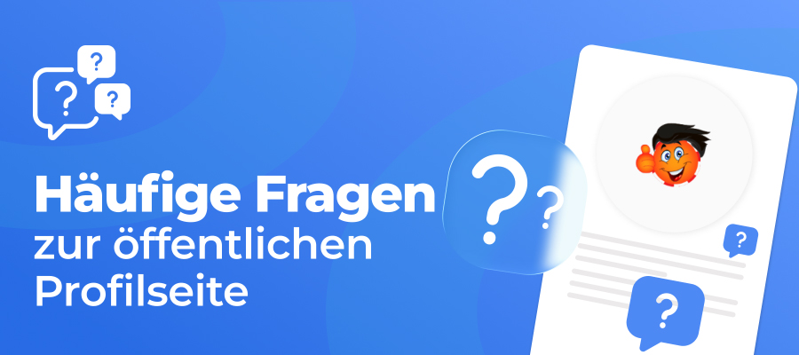 frequently asked questions about the public profile page DE