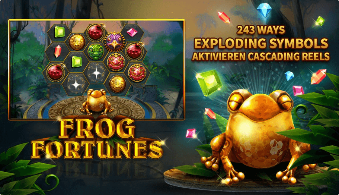 Frog Fortunes Online Slot Game Reels