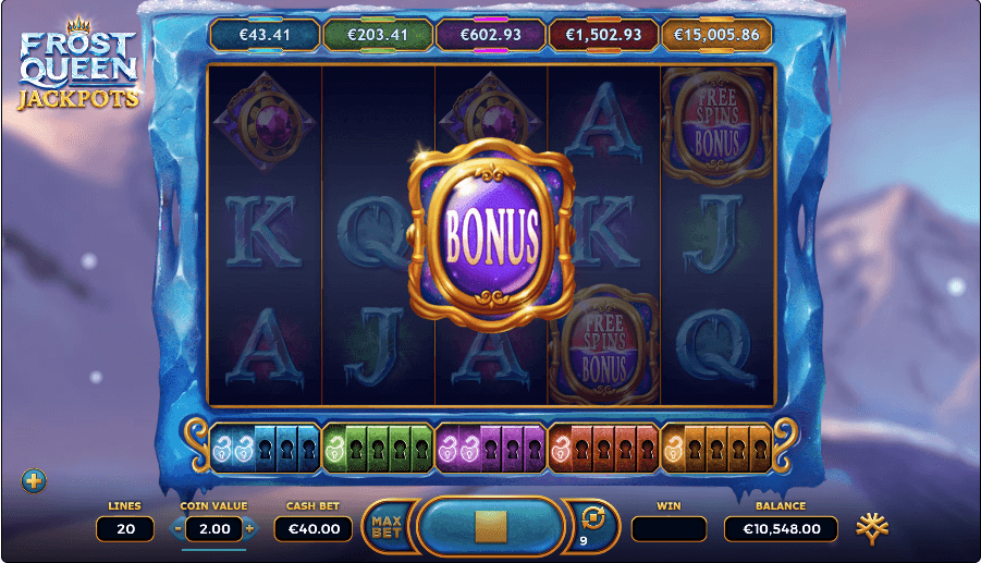Frost Queen Jackpots Online Slot Game Bonus