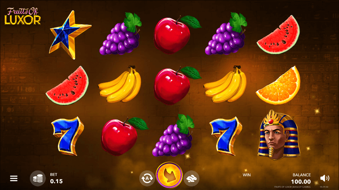 Fruits of Luxor Online Slot Game Reels