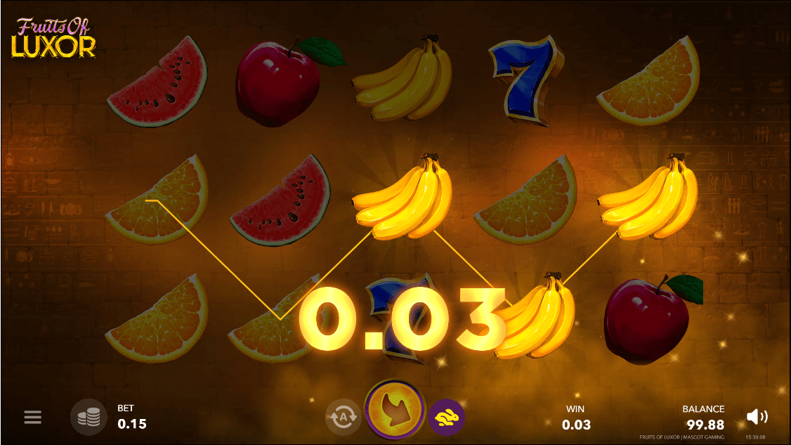 Fruits of Luxor Online Slot Game Win