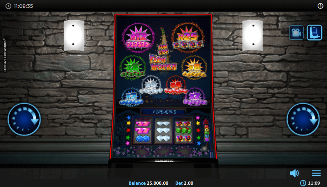 Fun Size Fireworks Online Slot Game Reels