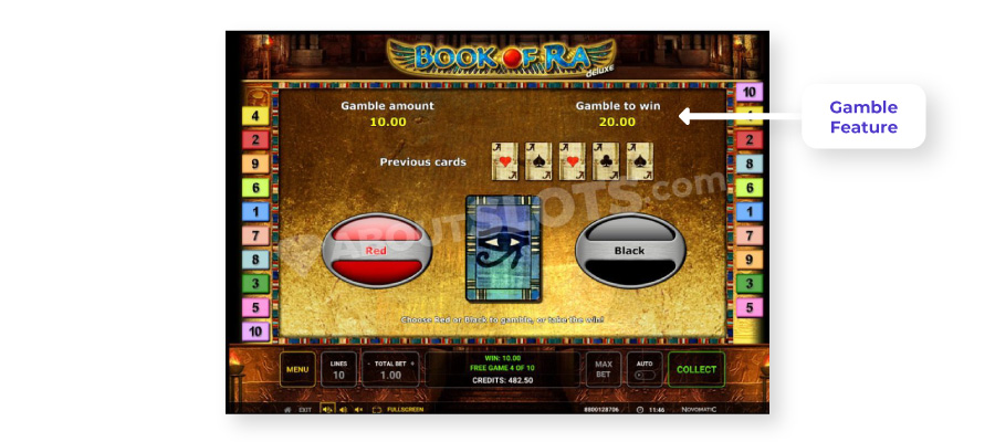 gamble feature slots