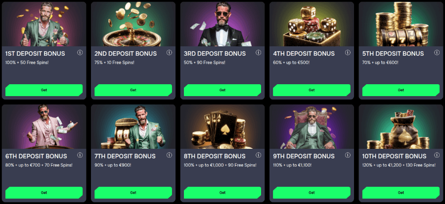 gamix casino welcome pack