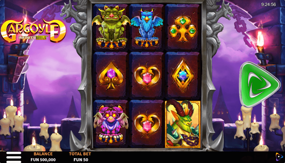 Gargoyle Infinity Reels Online Game Features