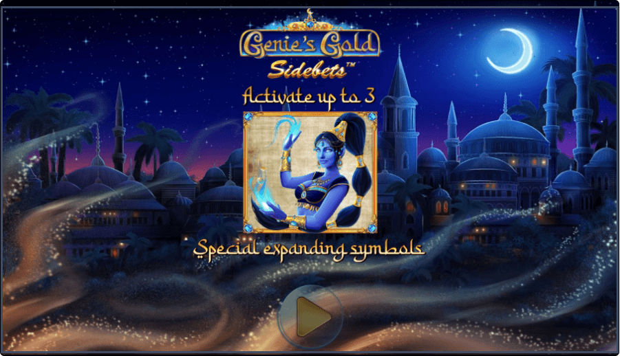 Genie's Gold Online Slot Game Reels
