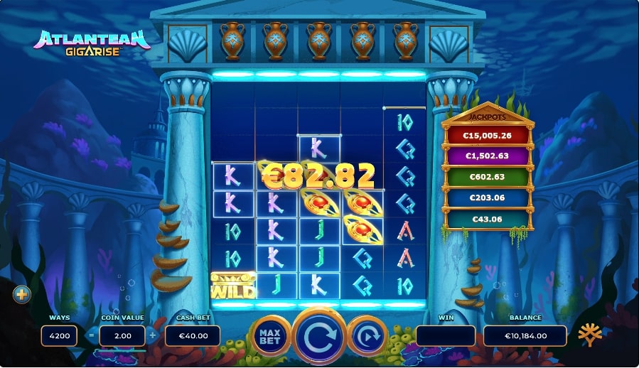 Atlantean GigaRise Slot Win