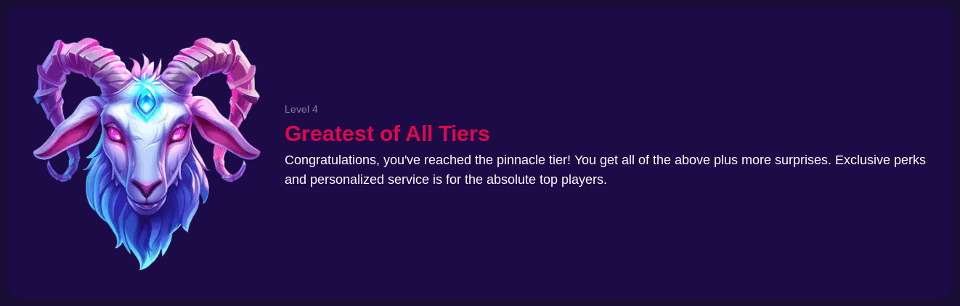 goatspins casino vip tier 4