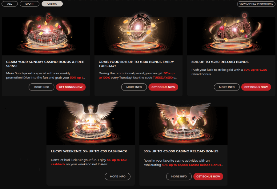 god of casino offers