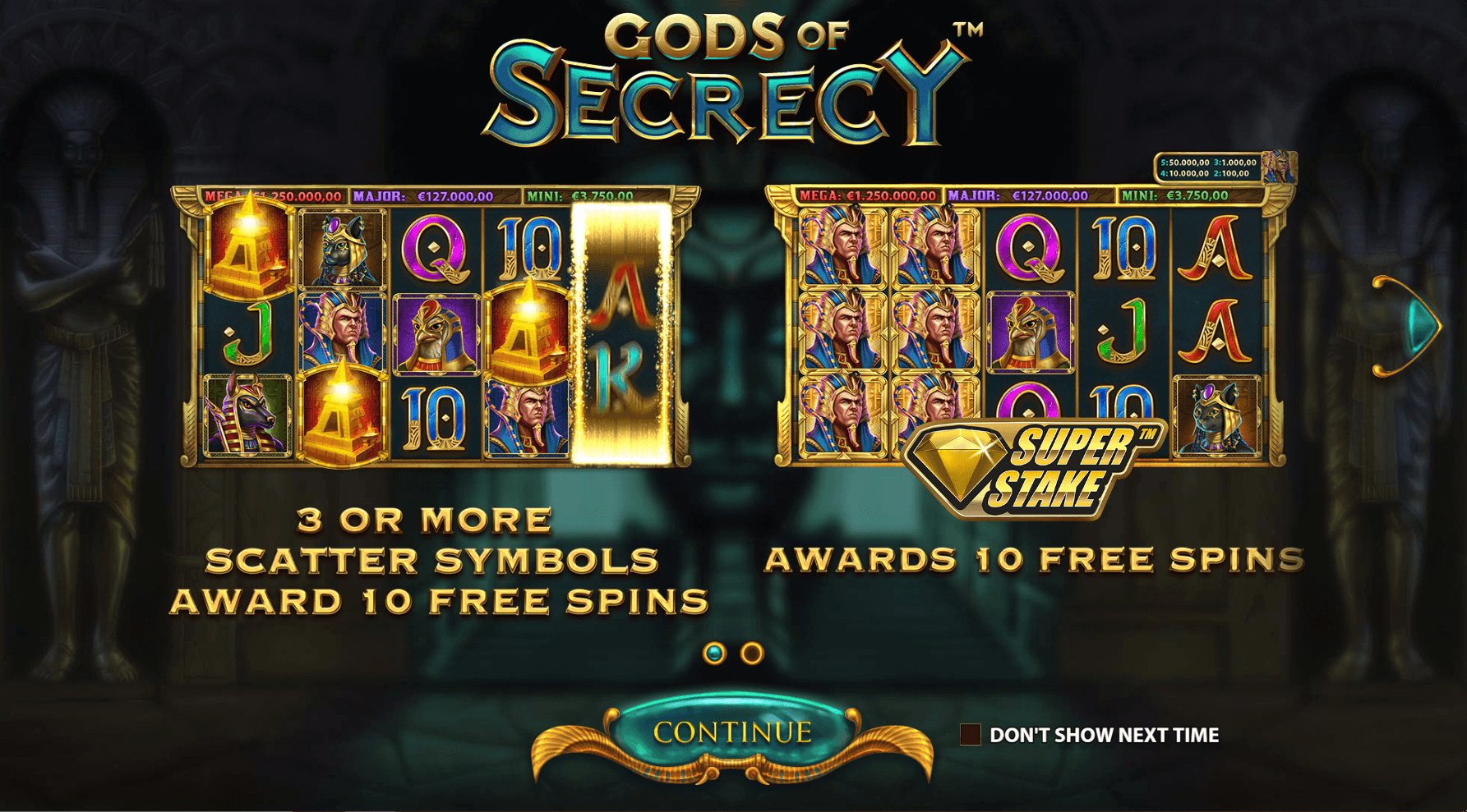 gods of secrecy features