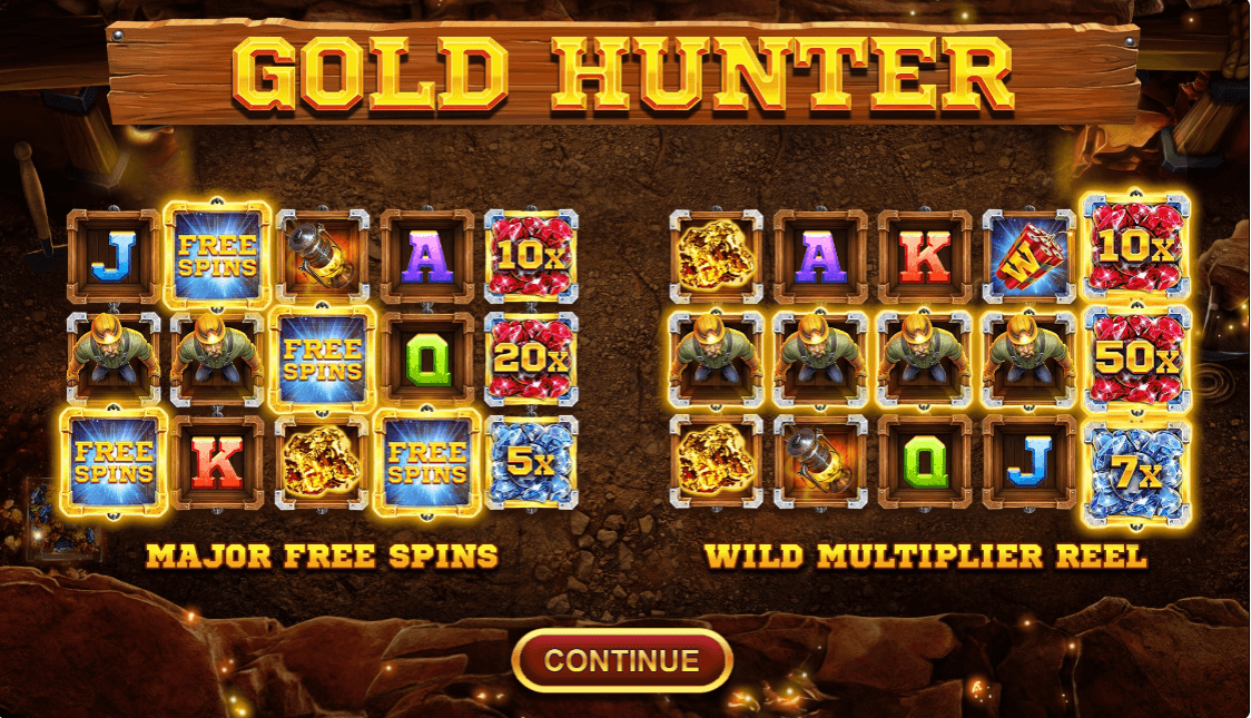 gold hunter features