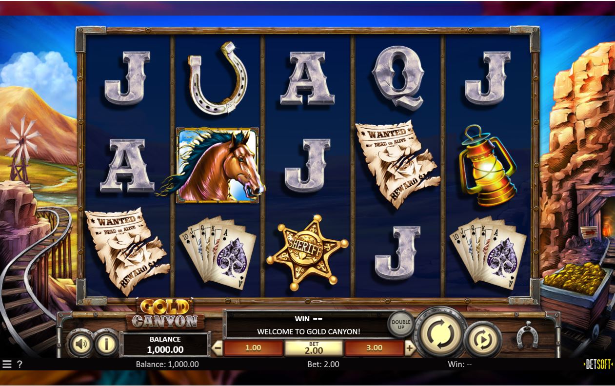 Gold Canyon Slot Game