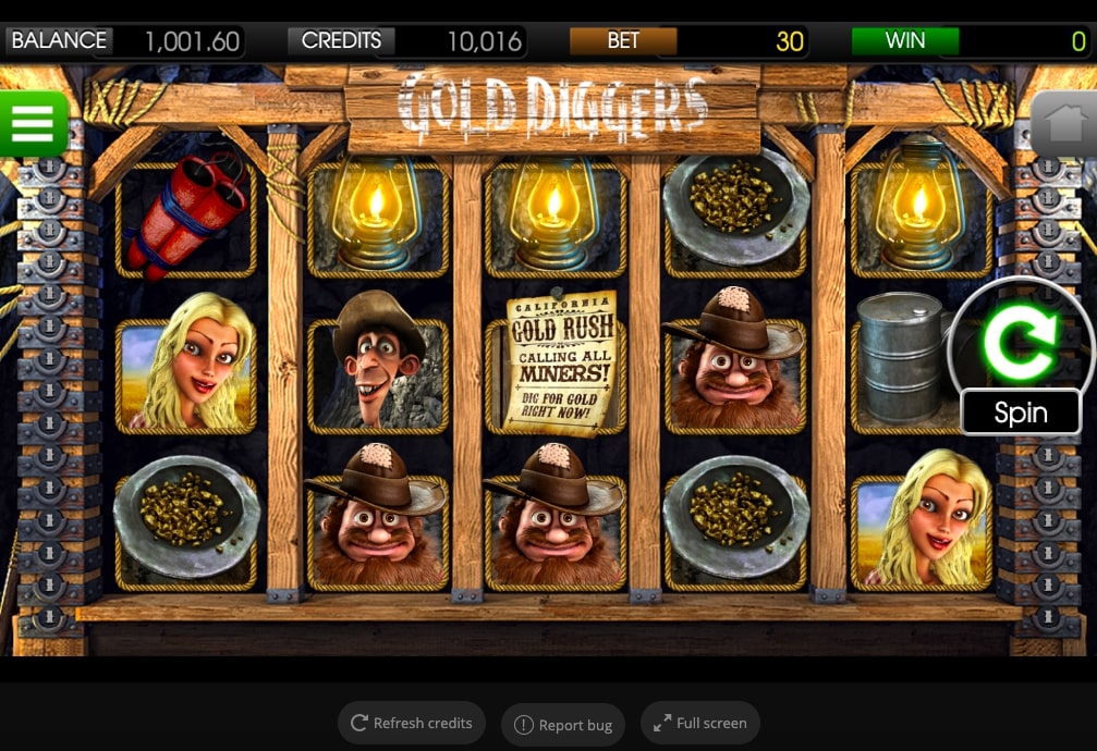 Gold Diggers Slot Reels