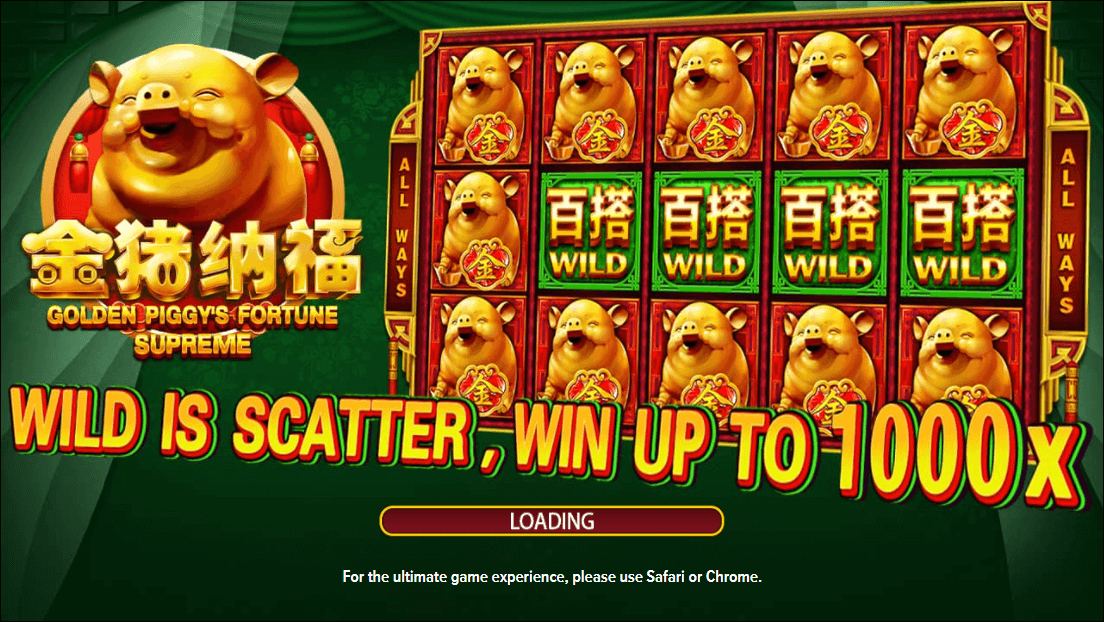 Golden Piggys Fortune Supreme wilds