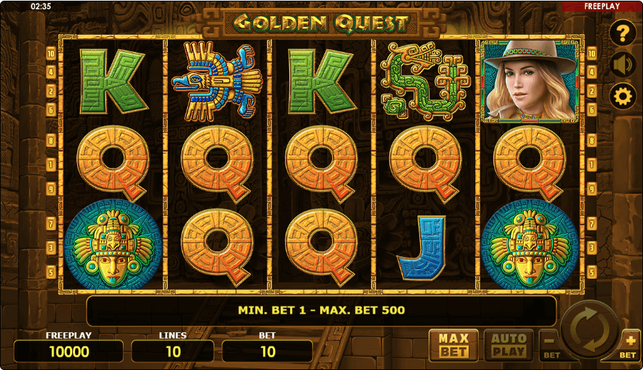 Golden Quest Online Slot Game Win