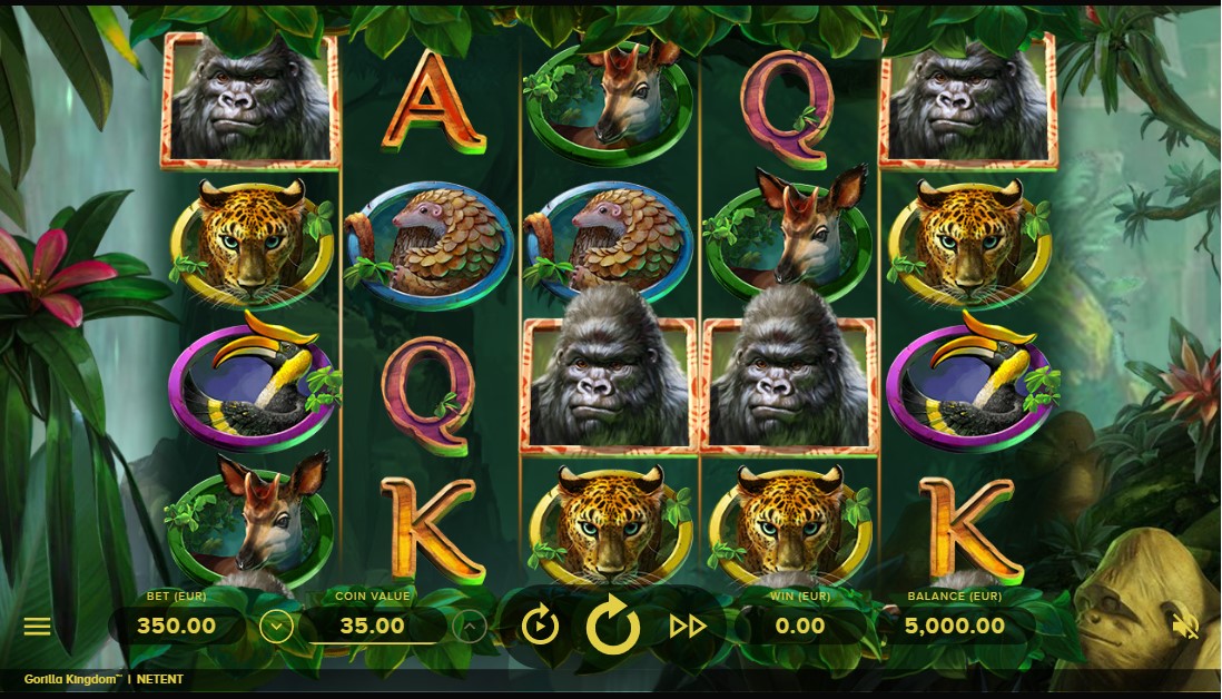 Gorilla Kingdom Slot Reels