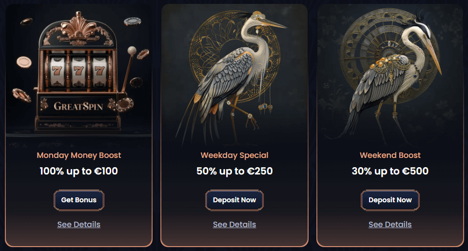 greatspin casino weekly offers