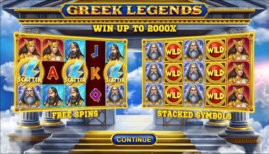 greek legends features