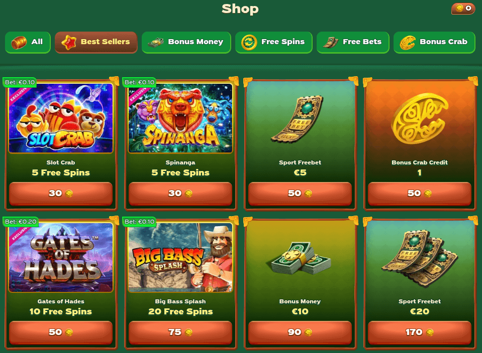 greenluck casino shop