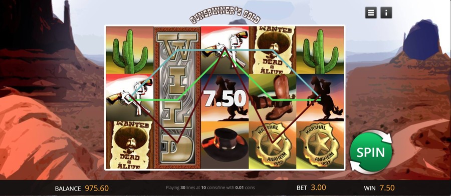Gunspinners Slot Win