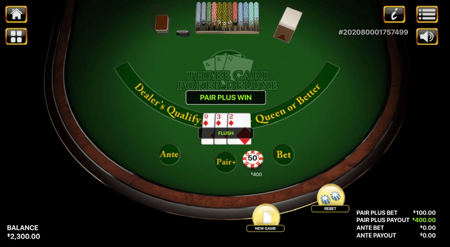 habanero three card poker deluxe